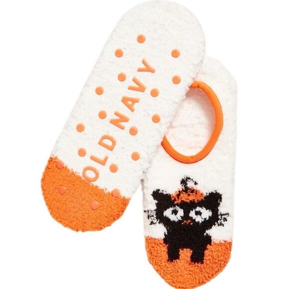 Black Cat Cozy Gripper Socks - Picture 1 of 3